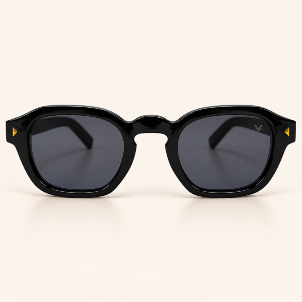 Marvello Black & Gold Luxury Sunglasses
